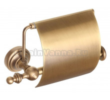 Бумагодержатель с крышкой Cameya Rychmond A1602 (бронза)