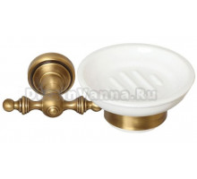 Мыльница круглая настенная Cameya Rychmond A1603К (бронза, керамика)