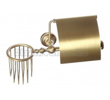 Бумагодержатель с держателем дезодоранта Cameya Rychmond A1626 (бронза)