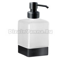 Дозатор для мыла Inda Lea A1812ZNE21 настольный, цвет: черный матовый