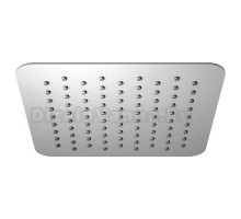 Верхний душ Omnires Ultra Slimline WGU220CR квадратный 20 x 20 см, 1 режим струи, без держателя, хром