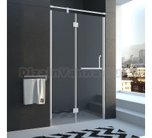 Душевая дверь Veconi Vianno VN52, 110 x 202 см, профиль хром, стекла прозрачные