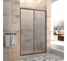Душевая дверь Veconi Vianno VN46B, 110 x 195 см, профиль черный, стекла прозрачные