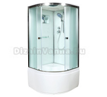 Душевая кабина Deto D D90S 90 x 90 см, с крышей
