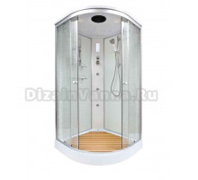 Душевая кабина Deto Em EM1580 эл 80 x 80 см, с крышей, с электрикой