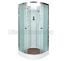 Душевая кабина Deto Em EM1580 N 80 x 80 см, без крыши