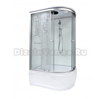 Душевая кабина Deto Em EM4511 L/R гм 110 x 80 см, с крышей, с гидромассажEM