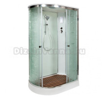 Душевая кабина Deto Em EM1512 L/R эл 120 x 80 см, с крышей, с электрикой