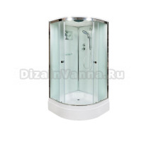 Душевая кабина Deto D D279S 90 x 90 см, с крышей