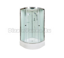 Душевая кабина Deto D D279S+ эл. 90 x 90 см, с крышей и электрикой