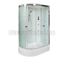 Душевая кабина Deto Em EM2712 L/R гм 120 x 80 см, с крышей, с гидромассажEM