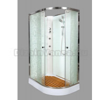 Душевая кабина Deto Em EM2712 L/R N гм 120 x 80 см, без крыши, с гидромассажEM