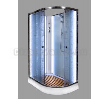 Душевая кабина Deto Em EM2712 L/R N LED 120 x 80 см, без крыши, с Led подсветкой