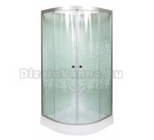 Душевая кабина Deto L 908 N 80 x 80 см, без крыши, с гидромассажEM