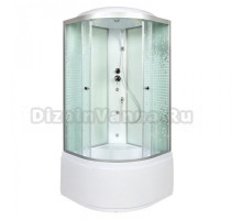 Душевая кабина Deto L 980 80 x 80 см, с крышей, с гидромассажEM