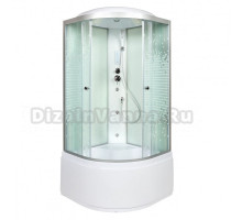 Душевая кабина Deto L 980 80 x 80 см, с крышей, с гидромассажEM и электрикой