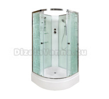 Душевая кабина Deto Em EM2710 N 100 x 100 см, без крыши, стандартная