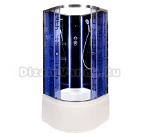 Душевая кабина Deto BM4590 N без крыши с LED-подсветкой