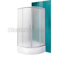 Душевой уголок Roth Project Solution, Portland Neo/800 Matt Glass N0656, 80 х 80 х 165, стекло матовое