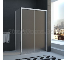 Душевой уголок Veconi Rovigo RV-25, 170 x 100 см, профиль хром, стекла текстурные