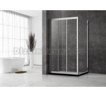 Душевой уголок Veconi Rovigo RV-031, 130 x 70 см, профиль хром, стекла прозрачные