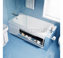 Экран для ванны Alavann МДФ Soft 170 см белый