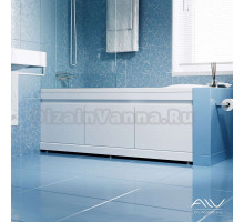 Экран для ванны Alavann МДФ Soft 160 см белый