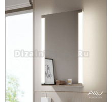 Зеркальный шкаф Alavann Dorn 50 см, с подсветкой, белый