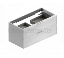 Тумба под раковину Berloni Bagno Suite Vintage SUVBS2C105C/100/SHA.CL 107 см подвесная, белый глянцевый (bianco lucido, 100)