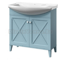 Тумба под раковину Caprigo Aspetto Torino 34613 85 см, цвет TP-817 антарктида