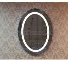 Зеркало Deto O-70 70 см овальное с подсветкой