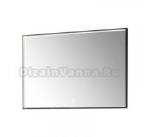 Зеркало с LED подсветкой Puris Aspekt FSB459004, 90 см, черный матовый