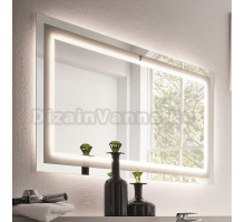 Зеркало с LED подсветкой Puris Urban Loft FSB451203(898/311), 120 см, белое стекло