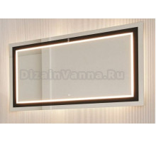 Зеркало с LED подсветкой Puris Urban Loft FSB451203(899/312), 120 см, черное стекло