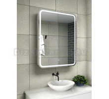 Зеркальный шкаф Relisan Angelica 60 см с Led-подсветкой. белый