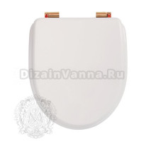 Крышка-сиденье Migliore Augusta ML.AUG-26.510.LB.DO, цвет Laccato Bianco, фурнитура золото