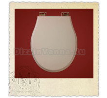 Крышка-сиденье Migliore Impero ML.IMP-26.210.DR.BR с системой Mi.CRolift, цвет Decape Rosa, крепления бронза