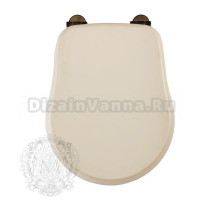 Сиденье для унитаза Migliore Bella ML.BLL-26.110.DS.BR с системой Mi.CRolift, песочный/фурнитура бронза