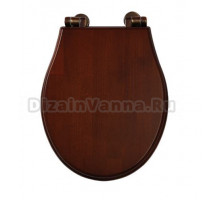 Сиденье для унитаза Migliore Bella ML.BLL-26.110.NC.BR с системой Mi.CRolift, орех/фурнитура бронза