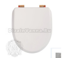 Крышка-сиденье Migliore Augusta, цвет Laccato Bianco, фурнитура хром