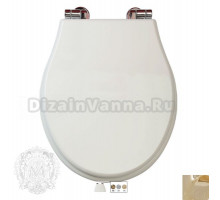 Крышка-сиденье Migliore Impero ML.IMP-26.210.LB.DO с системой Mi.CRolift, цвет Laccato Bianco, крепления золото