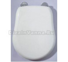 Сиденье для унитаза Migliore Bella ML.BLL - 110 BL.CR, цвет Laccato Bianco, фурнитура хром