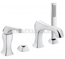 Смеситель для ванны и душа Emmevi Ares 76120CR, хром