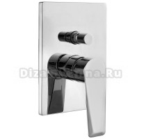 Смеситель Omnires Astoria AS5635CR для ванны и душа, скрытого монтажа, хром