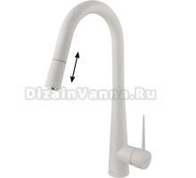 Смеситель для кухни Shouder Iten 0300609, белый/хром