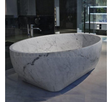 Ванна Antonio Lupi Solidea отдельностоящая 190 х 130 х 50 см из натурального камня