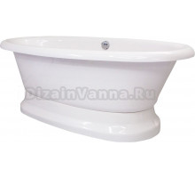 Ванна из искусственного камня Marmo Bagno Аззуро 180 x 90 см  MB-A180-90