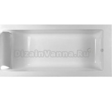 Ванна из искусственного камня Marmo Bagno Ницца 180x80 MB-NP180-80 с подголовником