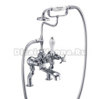 Смеситель для ванны Burlington AN15-QT хром/черный