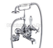 Смеситель для ванны Burlington Regent ANR17A-QT хром/черный